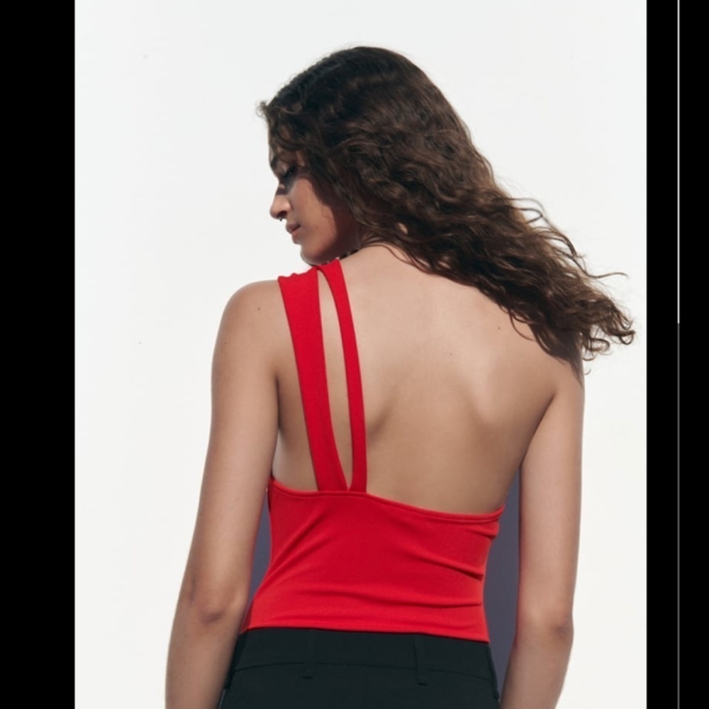 ❤️ RING TRIM CROSS STRAP BODYSUIT - Picture 2 of 5